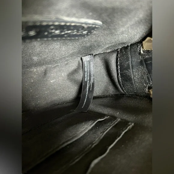 Free People Leather Circle Crossbody Bag Black - Picture 8 of 14